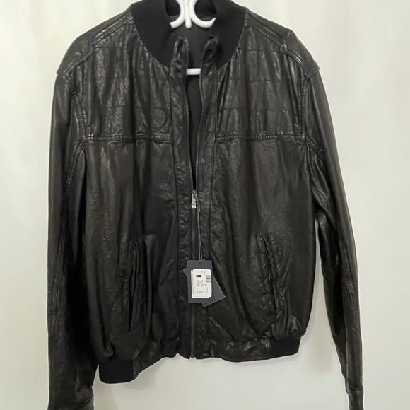 Z Zegna New Men’s Leather Jacket - Picture 1 of 9